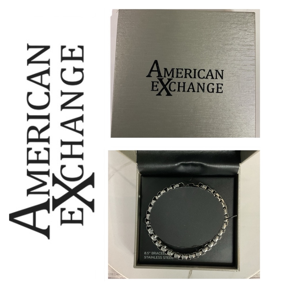 🐘 American Exchange Men’s Stainless Steel Bracelet